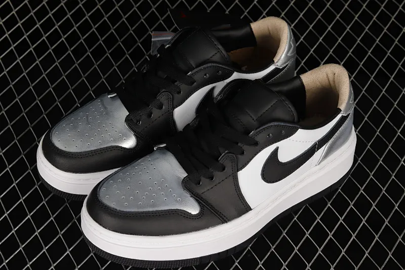 All categories Air Jordan Jordan series basketball shoes Air Jordan 1 Low Air Jordan 1 Elevate Low SE "Wolf Grey" Little AJ thick-soled retro basketball shoes DQ8561-001